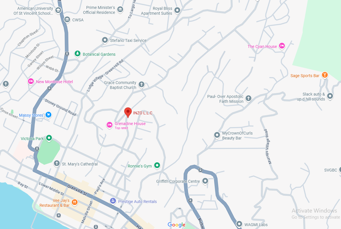 Our location on the map